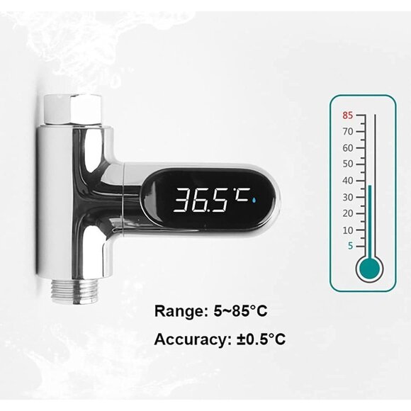Garden Hose Thermometer Temperature Gauge Water Change Fish Tanks Aquariums F+C - Picture 8 of 10
